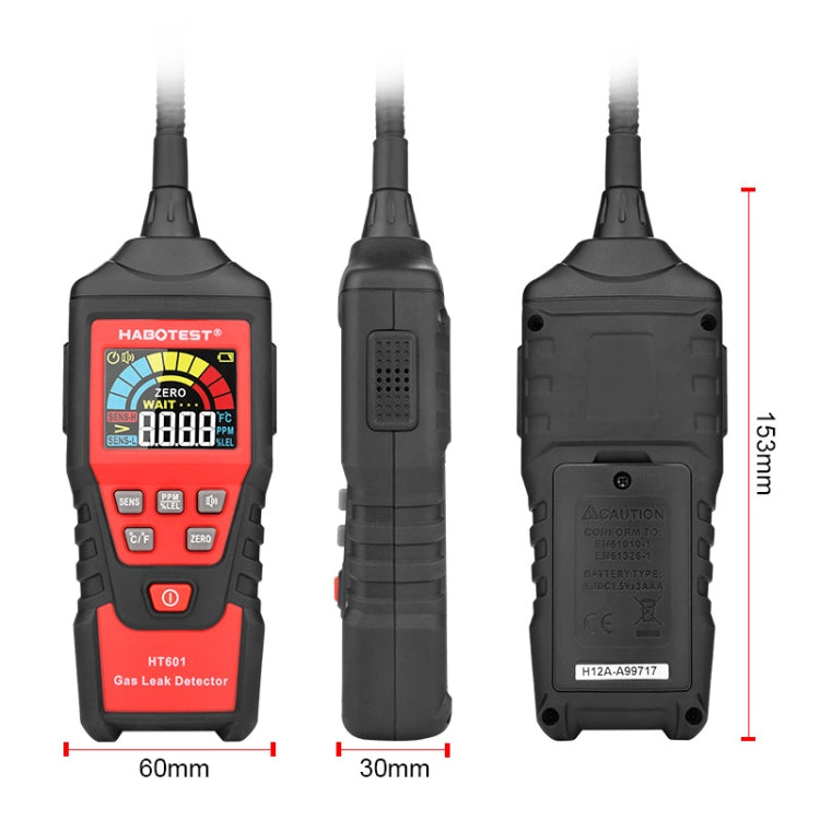 HABOTEST HT601B Combustible Gas Detector Thousand Battery Model with Numerical Display, HT601B HABOTEST HT601B Combustible Gas Detector Thousand Battery Model with Numerical Display, HT601B
