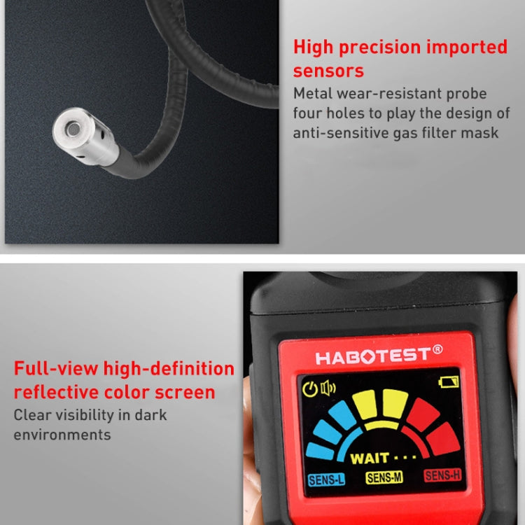 HABOTEST HT601B Combustible Gas Detector Thousand Battery Model with Numerical Display, HT601B HABOTEST HT601B Combustible Gas Detector Thousand Battery Model with Numerical Display, HT601B