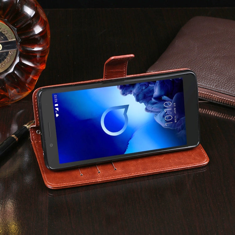 idewei Crazy Horse Texture Horizontal Flip Leather Case with Holder & Card Slots & Wallet, For Alcatel 1S 2019 / 5024D, For Alcatel 1V 2019 No Fingerprint, For Wiko Y60 idewei Crazy Horse Texture Horizontal Flip Leather Case with Holder & Card Slots & Wallet, For Alcatel 1S 2019 / 5024D, For Alcatel 1V 2019 No Fingerprint, For Wiko Y60