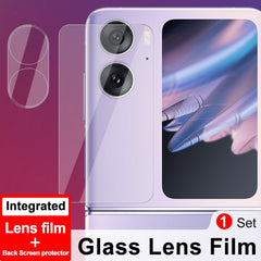 1 Sets imak Integrated Lens Film + Glass Rear Screen Sticker
