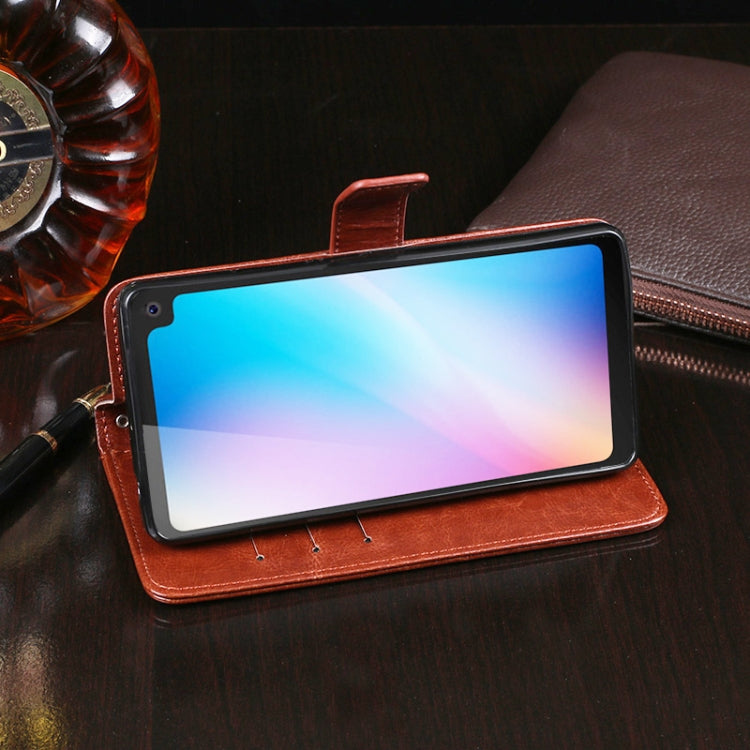 idewei Crazy Horse Texture Horizontal Flip Leather Case with Holder & Card Slots & Wallet, For Blackview BV6100, For Blackview R7 idewei Crazy Horse Texture Horizontal Flip Leather Case with Holder & Card Slots & Wallet, For Blackview BV6100, For Blackview R7