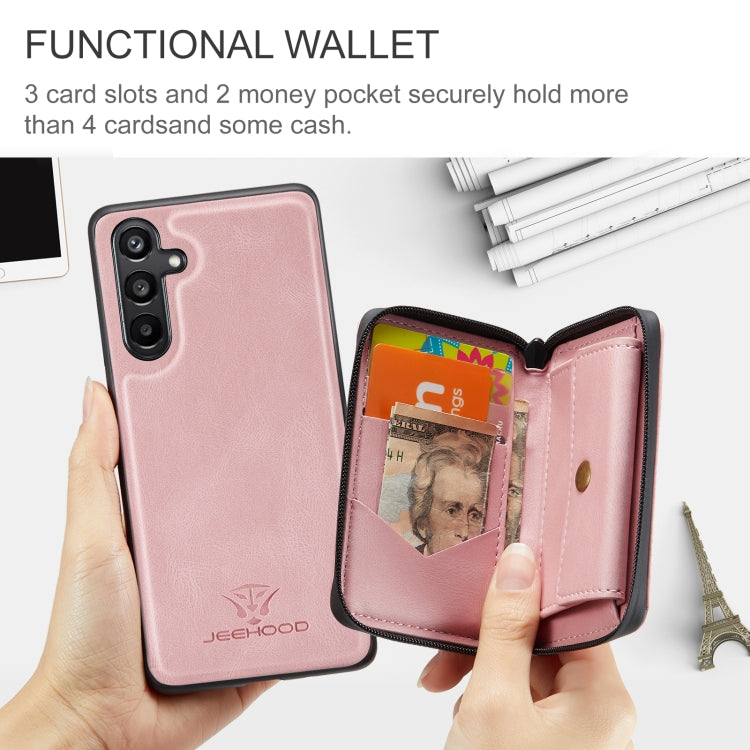 JEEHOOD Magnetic Zipper Horizontal Flip Leather Phone Case, For Samsung Galaxy A15 5G, For Samsung Galaxy A55 5G, For Samsung Galaxy A35 5G, For Samsung Galaxy S24 Ultra 5G JEEHOOD Magnetic Zipper Horizontal Flip Leather Phone Case, For Samsung Galaxy A15 5G, For Samsung Galaxy A55 5G, For Samsung Galaxy A35 5G, For Samsung Galaxy S24 Ultra 5G