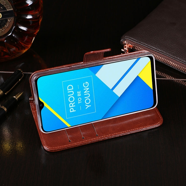 idewei Crazy Horse Texture Horizontal Flip Leather Case with Holder & Card Slots & Wallet, For OPPO Realme C2, For OPPO Realme X, For OPPO Realme X50 5G idewei Crazy Horse Texture Horizontal Flip Leather Case with Holder & Card Slots & Wallet, For OPPO Realme C2, For OPPO Realme X, For OPPO Realme X50 5G