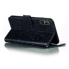 Lace Flower Embossing Pattern Horizontal Flip Leather Case , with Holder & Card Slots & Wallet & Photo Frame & Lanyard, For Huawei Enjoy 10e, For Xiaomi Redmi K30 Pro, For Xiaomi Redmi Note 9 Pro, For Xiaomi Redmi Note 9 Pro Max