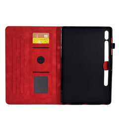 Funda inteligente de cuero con relieve de rombos para Samsung Galaxy Tab S7 T870/S8 X700, para Samsung Galaxy Tab S7 T870/S8 X700