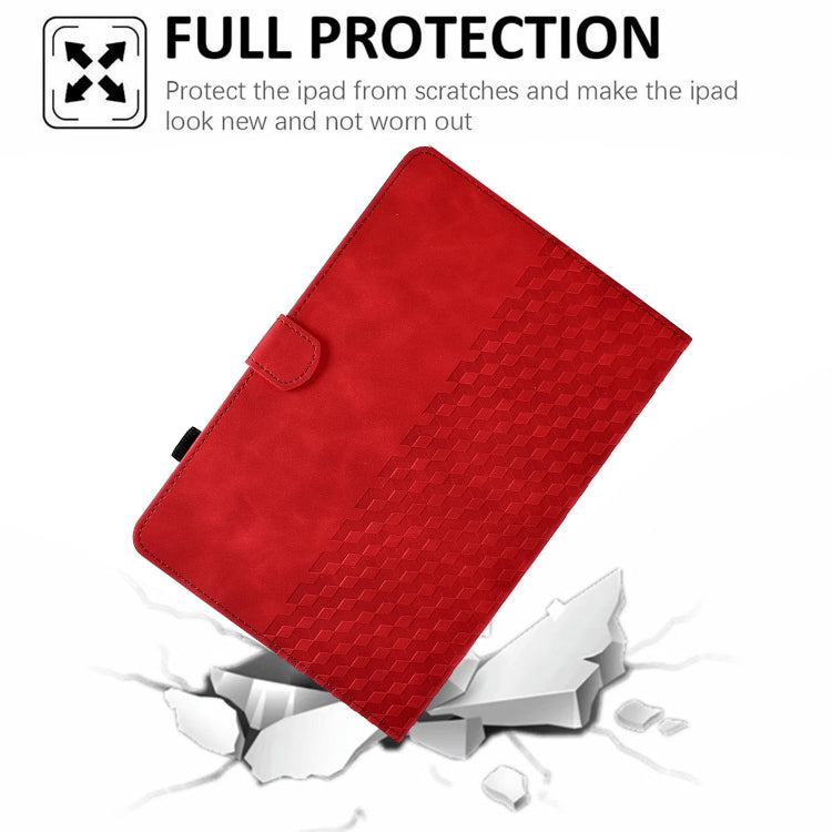 Funda inteligente de cuero con relieve de rombos para Samsung Galaxy Tab S7 T870/S8 X700, para Samsung Galaxy Tab S7 T870/S8 X700 Funda inteligente de cuero con relieve de rombos para Samsung Galaxy Tab S7 T870/S8 X700, para Samsung Galaxy Tab S7 T870/S8 X700
