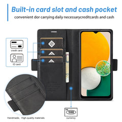 LC.IMEEKE Card Slots Skin Feeling Leather Phone Case, For Samsung Galaxy A14 4G / 5G