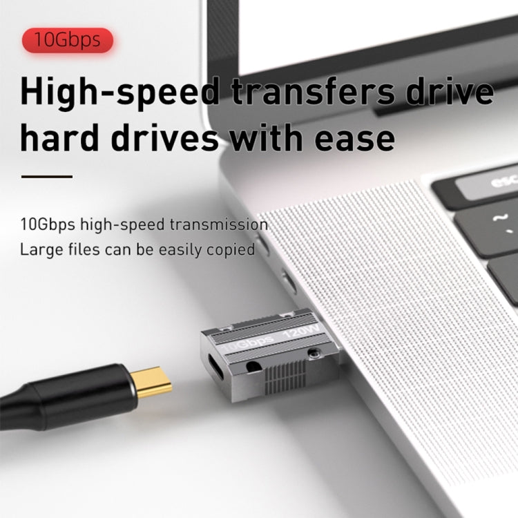 120W Type-C Female to USB 3.0 Male Zinc Alloy Straight Adapter, Type-C Female to USB 3.0 Male Straight 120W Type-C Female to USB 3.0 Male Zinc Alloy Straight Adapter, Type-C Female to USB 3.0 Male Straight