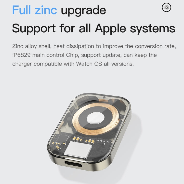 For Apple Watch TOTUDESIGN Watch Wireless Magnetic Charger, USB-A, USB-C / Type-C, 8 Pin For Apple Watch TOTUDESIGN Watch Wireless Magnetic Charger, USB-A, USB-C / Type-C, 8 Pin