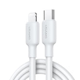 USAMS US-SJ610 U84 PD20W USB-C / Type-C to 8 Pin Charging Data Cable, PD20W 8 Pin 1m, PD20W 8 Pin 2m, PD20W 8 Pin 3m
