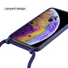 Funda protectora de TPU de color caramelo con cordón, para iPhone XS Max, para iPhone XR, para iPhone 11, para iPhone 11 Pro