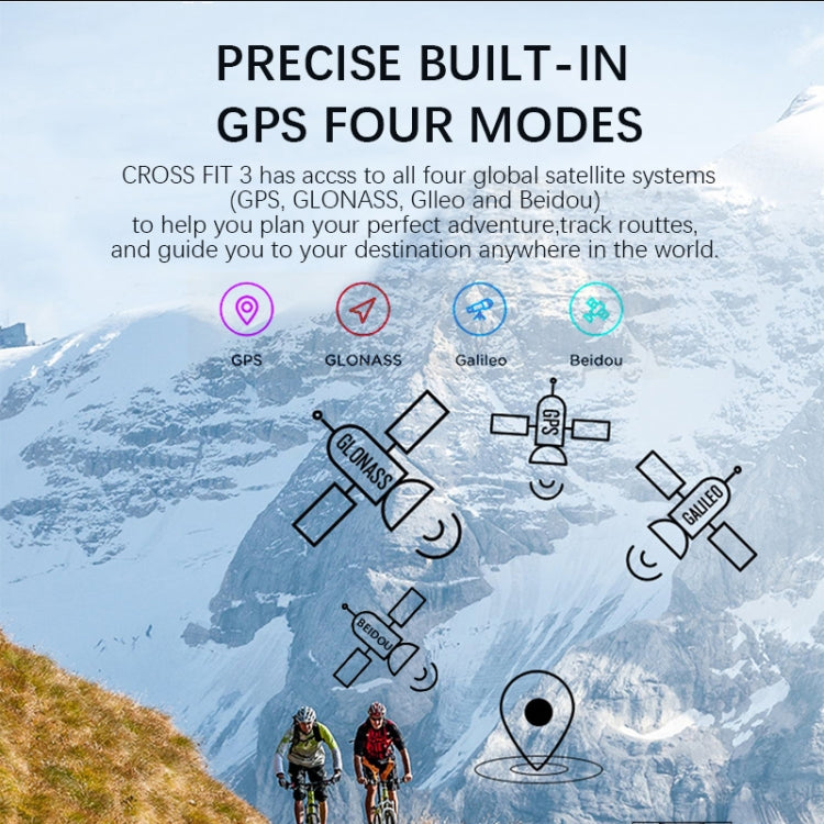 NORTH EDGE CROSS FIT3 Fashion Bluetooth Sports Smart Watch Supports Multiple Sports Modes, Sleep Monitoring, Heart Rate Monitoring NORTH EDGE CROSS FIT3 Fashion Bluetooth Sports Smart Watch Supports Multiple Sports Modes, Sleep Monitoring, Heart Rate Monitoring