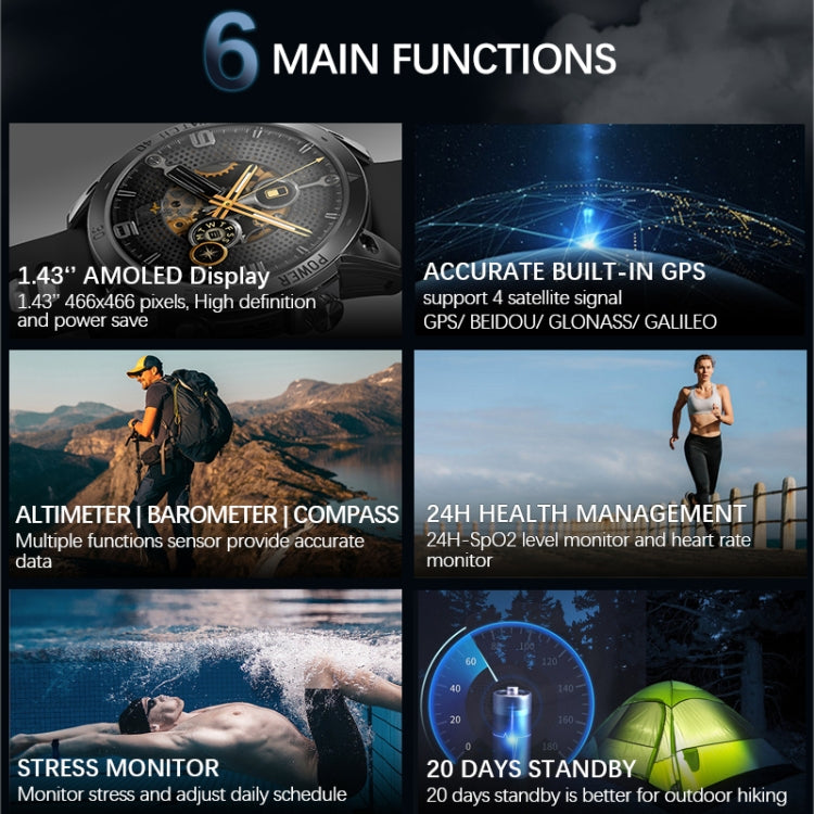NORTH EDGE CROSS FIT3 Fashion Bluetooth Sports Smart Watch Supports Multiple Sports Modes, Sleep Monitoring, Heart Rate Monitoring NORTH EDGE CROSS FIT3 Fashion Bluetooth Sports Smart Watch Supports Multiple Sports Modes, Sleep Monitoring, Heart Rate Monitoring