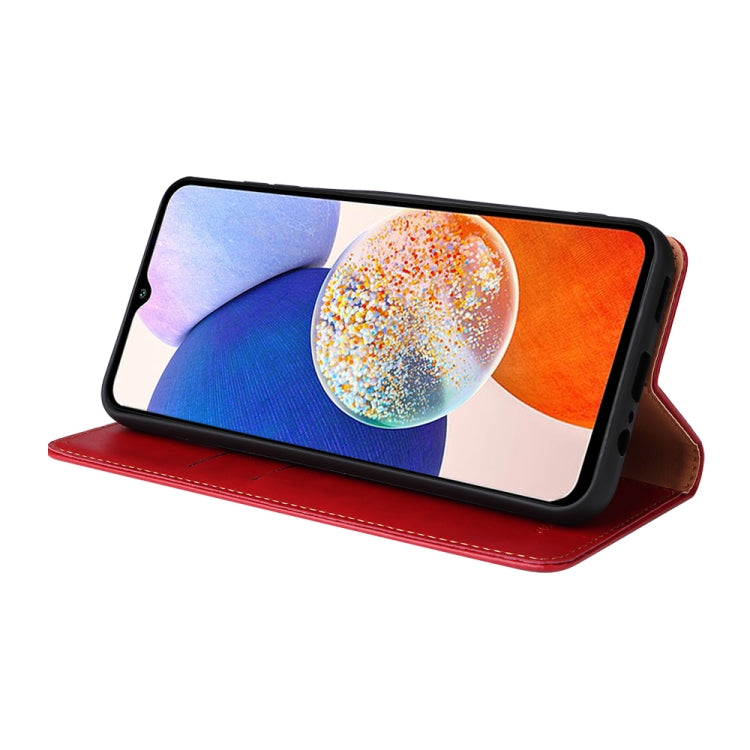 Fierre Shann PU Genuine Leather Texture Leather Phone Case, For Samsung Galaxy A14 5G, For Samsung Galaxy A23, For Samsung Galaxy A34 5G Fierre Shann PU Genuine Leather Texture Leather Phone Case, For Samsung Galaxy A14 5G, For Samsung Galaxy A23, For Samsung Galaxy A34 5G