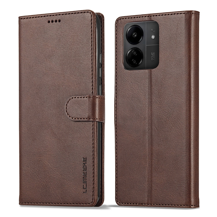 LC.IMEEKE Calf Texture Leather Phone Case, For Xiaomi Redmi A3, For Xiaomi Redmi Note 13 Pro 4G, For Xiaomi Redmi Note 13 4G, For Xiaomi Redmi 13C 4G/5G/Poco C65 LC.IMEEKE Calf Texture Leather Phone Case, For Xiaomi Redmi A3, For Xiaomi Redmi Note 13 Pro 4G, For Xiaomi Redmi Note 13 4G, For Xiaomi Redmi 13C 4G/5G/Poco C65
