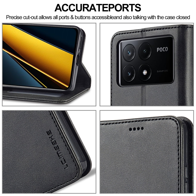 LC.IMEEKE Calf Texture Leather Phone Case, For Xiaomi Poco X6 Pro, For Xiaomi Redmi Note 13 5G, For Xiaomi Redmi Note 13 Pro+, For Xiaomi Redmi Note 13 Pro 5G LC.IMEEKE Calf Texture Leather Phone Case, For Xiaomi Poco X6 Pro, For Xiaomi Redmi Note 13 5G, For Xiaomi Redmi Note 13 Pro+, For Xiaomi Redmi Note 13 Pro 5G