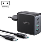 JOYROOM TCG02 Gallium Nitride 67W Dual USB+Dual USB-C/Type-C Multi-Port Charger Set, EU Plug
