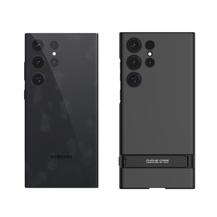 GKK Triumph Ultra Thin Full Coverage Phone Case with Stand, For Samsung Galaxy S23 Ultra 5G GKK Triumph Ultra Thin Full Coverage Phone Case with Stand, For Samsung Galaxy S23 Ultra 5G