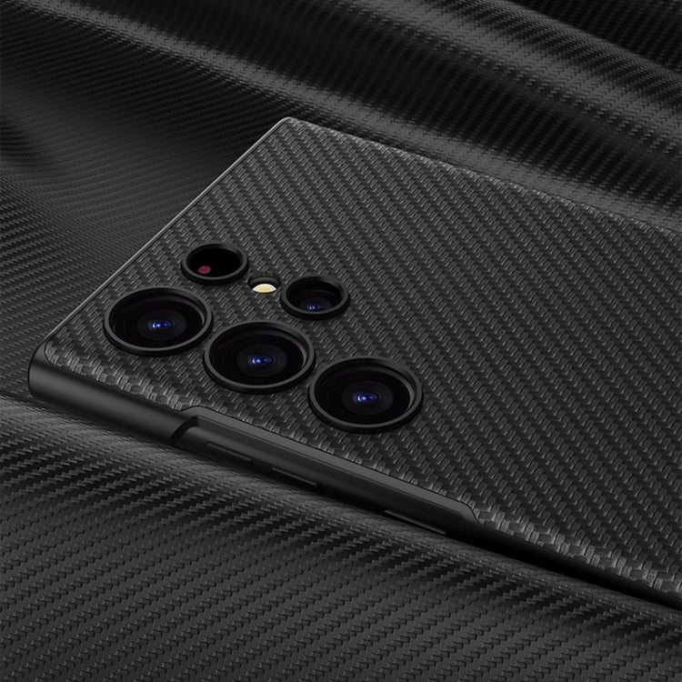 GKK Triumph Ultra-Thin Plain Leather Phone Case with Holder, For Samsung Galaxy S23 Ultra 5G GKK Triumph Ultra-Thin Plain Leather Phone Case with Holder, For Samsung Galaxy S23 Ultra 5G