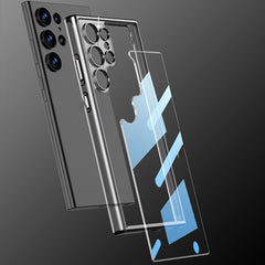 GKK Space Frame Transparent PC+TPU Phone Case, For Samsung Galaxy S23 Ultra 5G