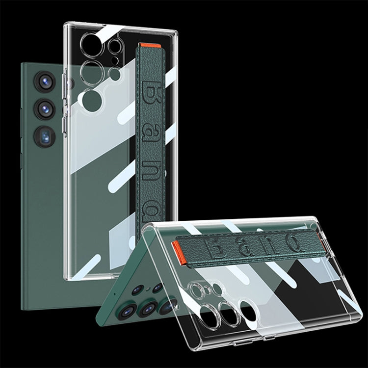 GKK TPU + PC + Wrist Strap Transparent Shockproof Phone Case, For Samsung Galaxy S23 Ultra GKK TPU + PC + Wrist Strap Transparent Shockproof Phone Case, For Samsung Galaxy S23 Ultra