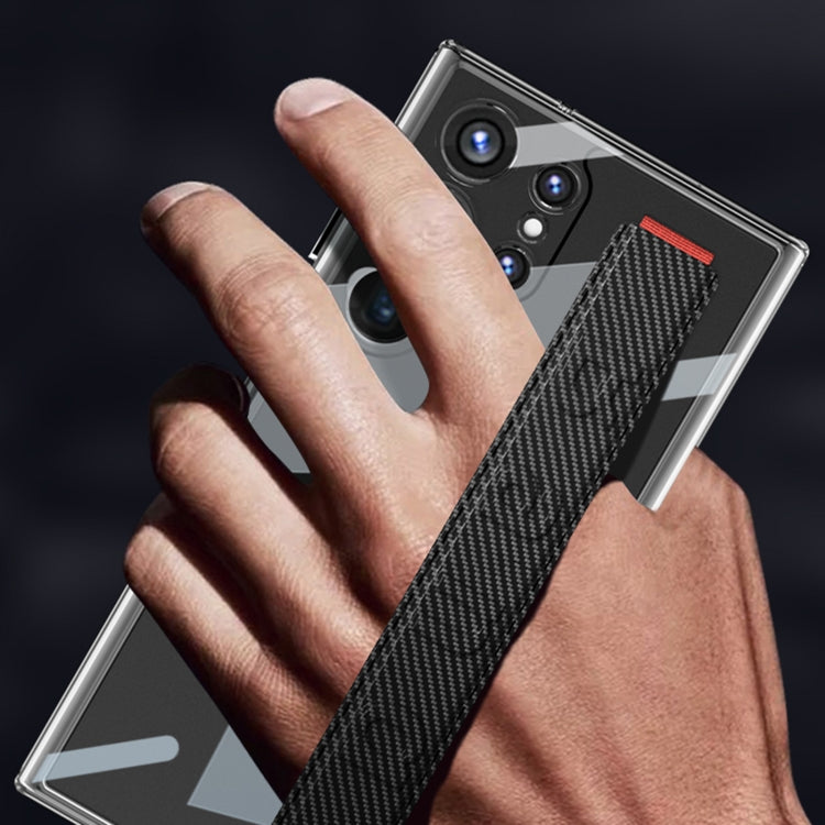 GKK TPU + PC + Wrist Strap Transparent Shockproof Phone Case, For Samsung Galaxy S23 Ultra GKK TPU + PC + Wrist Strap Transparent Shockproof Phone Case, For Samsung Galaxy S23 Ultra