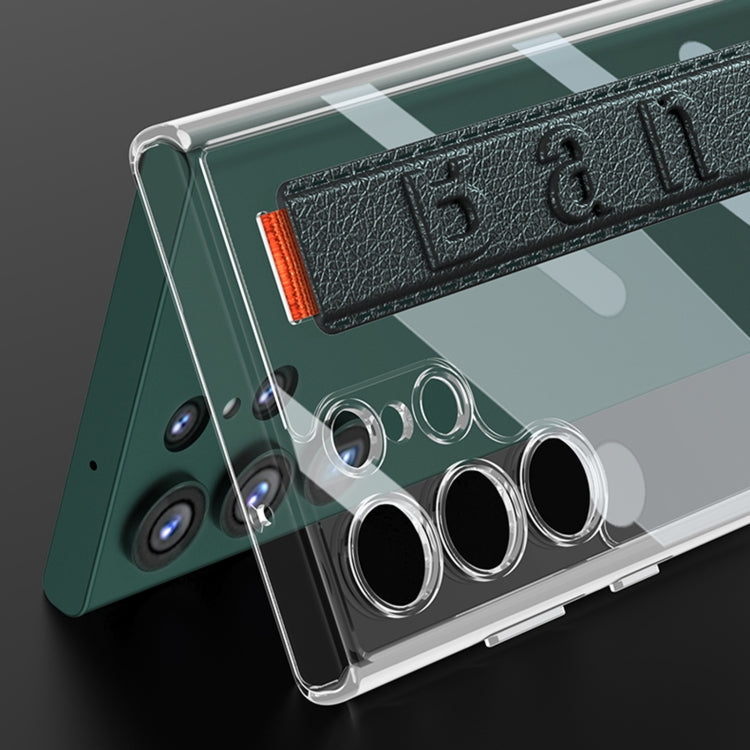 GKK TPU + PC + Wrist Strap Transparent Shockproof Phone Case, For Samsung Galaxy S23 Ultra GKK TPU + PC + Wrist Strap Transparent Shockproof Phone Case, For Samsung Galaxy S23 Ultra