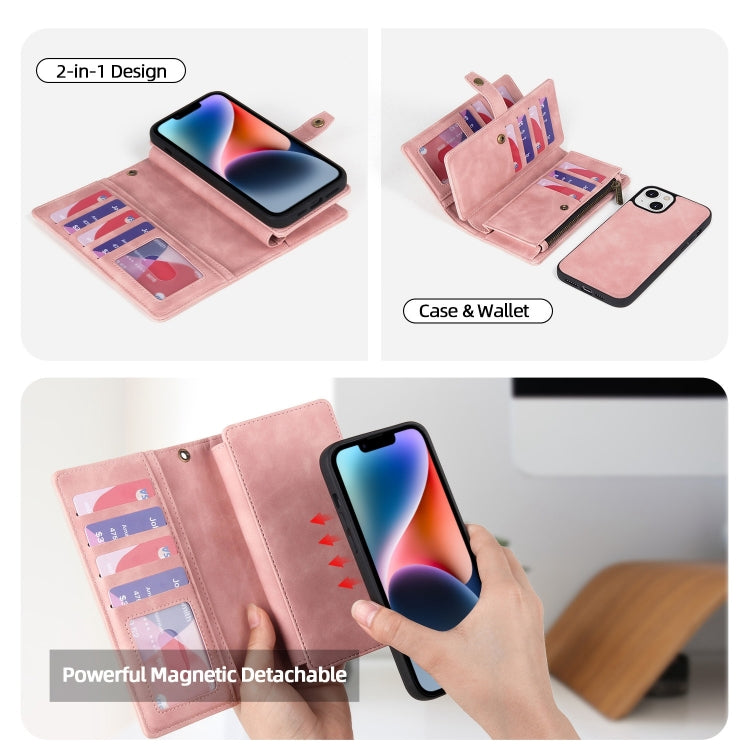 Zipper Wallet Magnetic Detachable Leather Phone Case, For iPhone 14, For iPhone 14 Pro, For iPhone 14 Plus, For iPhone 14 Pro Max, For iPhone 13, For iPhone 13 Pro, For iPhone 13 Pro Max, For iPhone 12 / 12 Pro Zipper Wallet Magnetic Detachable Leather Phone Case, For iPhone 14, For iPhone 14 Pro, For iPhone 14 Plus, For iPhone 14 Pro Max, For iPhone 13, For iPhone 13 Pro, For iPhone 13 Pro Max, For iPhone 12 / 12 Pro