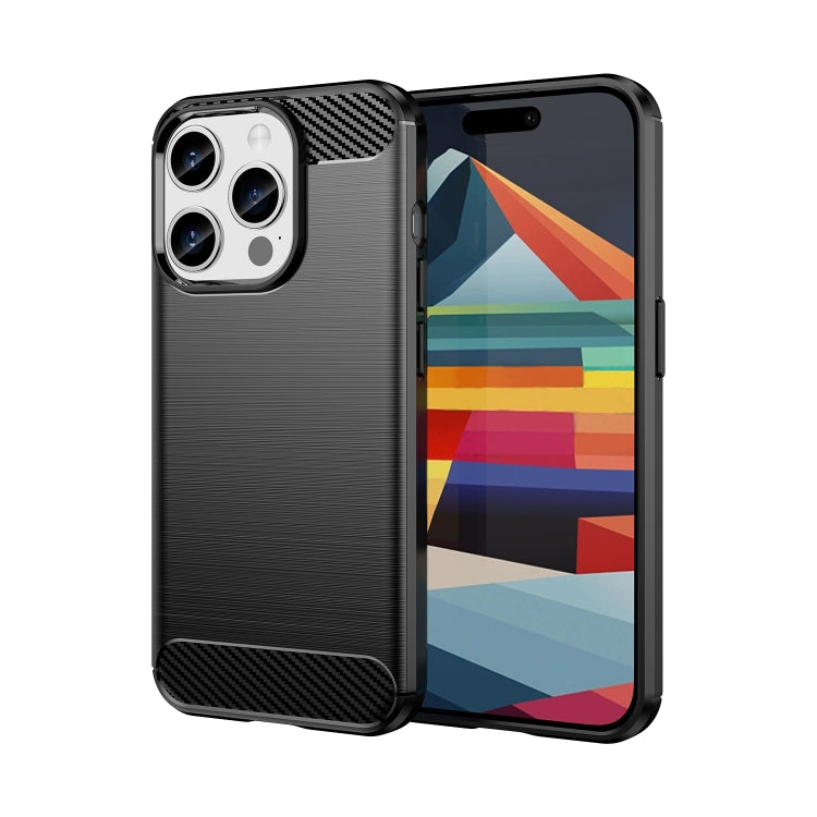 Brushed Texture Carbon Fiber TPU Phone Case, For iPhone 15, For iPhone 15 Plus, For iPhone 15 Pro, For iPhone 15 Pro Max Brushed Texture Carbon Fiber TPU Phone Case, For iPhone 15, For iPhone 15 Plus, For iPhone 15 Pro, For iPhone 15 Pro Max