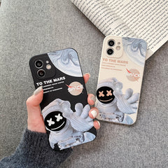 Martian Astronaut Pattern Shockproof Phone Case, For iPhone 6s, For iPhone 6