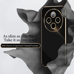 XINLI Straight Edge 6D Electroplate TPU Phone Case