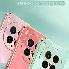 XINLI Straight Edge 6D Electroplate TPU Phone Case