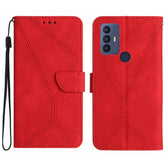 Stitching Embossed Leather Phone Case