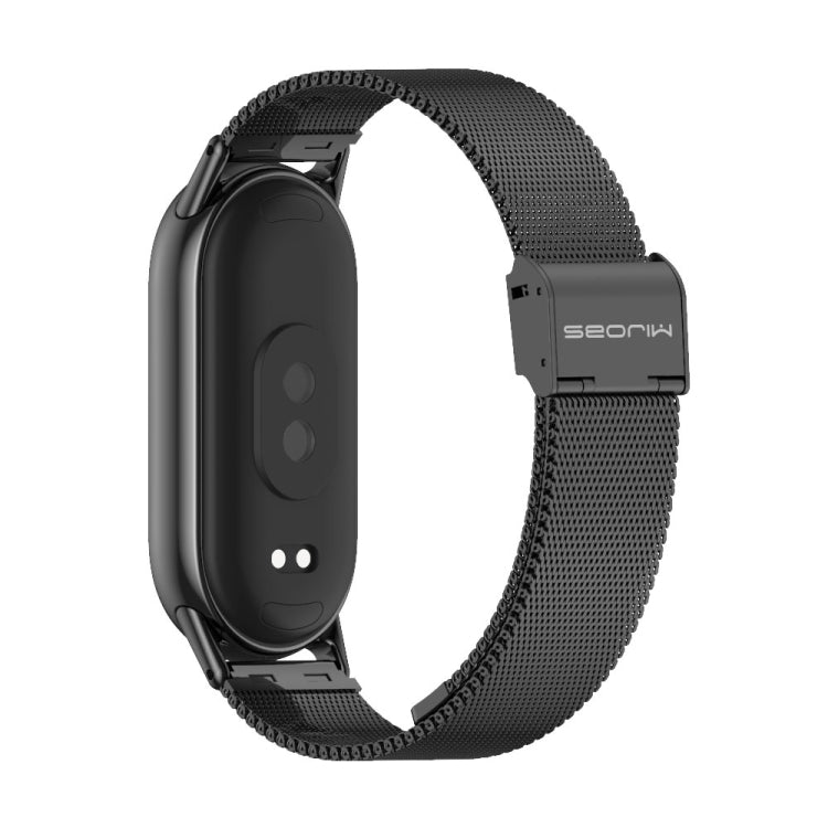 Mijobs Milan Buckle Metal Stainless Steel Watch Band, For Xiaomi Smart Band 10 / 9 / 8 Mijobs Milan Buckle Metal Stainless Steel Watch Band, For Xiaomi Smart Band 10 / 9 / 8