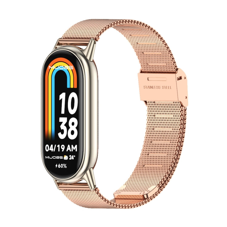 Mijobs Milan Buckle Metal Stainless Steel Watch Band, For Xiaomi Smart Band 10 / 9 / 8 Mijobs Milan Buckle Metal Stainless Steel Watch Band, For Xiaomi Smart Band 10 / 9 / 8