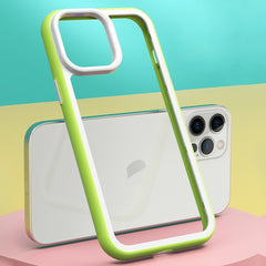 Color Frame 2 in 1 Hollow Cooling Phone Case, For iPhone 14 Pro Max, For iPhone 13