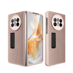 Litchi Texture Integrated Shockproof Phone Case with Holder
