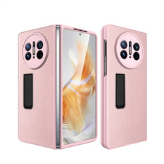 Litchi Texture Integrated Shockproof Phone Case with Holder