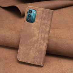 Plaid Embossed Leather Phone Case