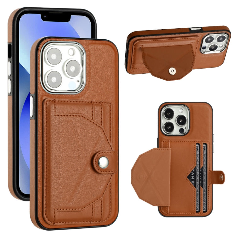 Shockproof Leather Phone Case with Card Holder, For iPhone 13, For iPhone 13 Pro, For iPhone 13 Pro Max, For iPhone 12 / 12 Pro Shockproof Leather Phone Case with Card Holder, For iPhone 13, For iPhone 13 Pro, For iPhone 13 Pro Max, For iPhone 12 / 12 Pro