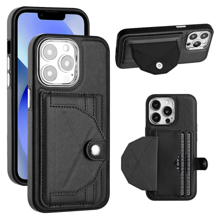 Shockproof Leather Phone Case with Card Holder, For iPhone 13, For iPhone 13 Pro, For iPhone 13 Pro Max, For iPhone 12 / 12 Pro Shockproof Leather Phone Case with Card Holder, For iPhone 13, For iPhone 13 Pro, For iPhone 13 Pro Max, For iPhone 12 / 12 Pro
