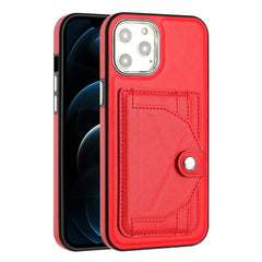 Shockproof Leather Phone Case with Card Holder, For iPhone 12 Pro Max, For iPhone 11, For iPhone 11 Pro, For iPhone 11 Pro Max