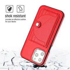 Shockproof Leather Phone Case with Card Holder, For iPhone 12 Pro Max, For iPhone 11, For iPhone 11 Pro, For iPhone 11 Pro Max