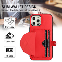Shockproof Leather Phone Case with Card Holder, For iPhone 12 Pro Max, For iPhone 11, For iPhone 11 Pro, For iPhone 11 Pro Max