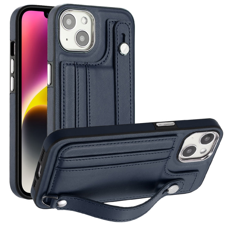 Shockproof Leather Phone Case with Wrist Strap, For iPhone 13, For iPhone 13 Pro, For iPhone 13 Pro Max, For iPhone 12 / 12 Pro Shockproof Leather Phone Case with Wrist Strap, For iPhone 13, For iPhone 13 Pro, For iPhone 13 Pro Max, For iPhone 12 / 12 Pro