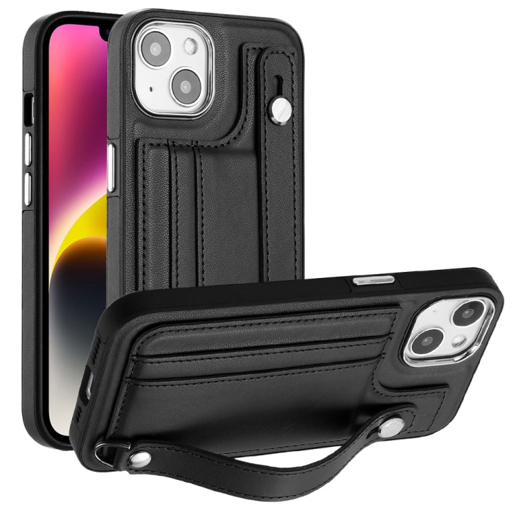 Shockproof Leather Phone Case with Wrist Strap, For iPhone 13, For iPhone 13 Pro, For iPhone 13 Pro Max, For iPhone 12 / 12 Pro Shockproof Leather Phone Case with Wrist Strap, For iPhone 13, For iPhone 13 Pro, For iPhone 13 Pro Max, For iPhone 12 / 12 Pro