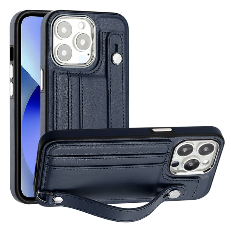 Shockproof Leather Phone Case with Wrist Strap, For iPhone 13, For iPhone 13 Pro, For iPhone 13 Pro Max, For iPhone 12 / 12 Pro Shockproof Leather Phone Case with Wrist Strap, For iPhone 13, For iPhone 13 Pro, For iPhone 13 Pro Max, For iPhone 12 / 12 Pro