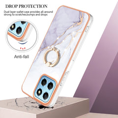 Electroplating Marble IMD TPU Phone Case with Ring Holder