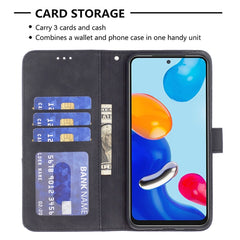 Magnetic Buckle Rhombus Texture Leather Phone Case