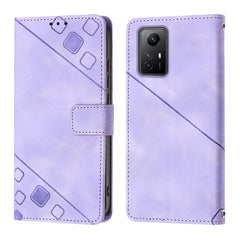 Skin Feel Embossed Leather Phone Case